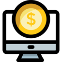 money,business and finance,payment,business,computer,seo and web,marketing,monitor,coin,screen,mouse,cursor,coins,dollar symbol,pay per click